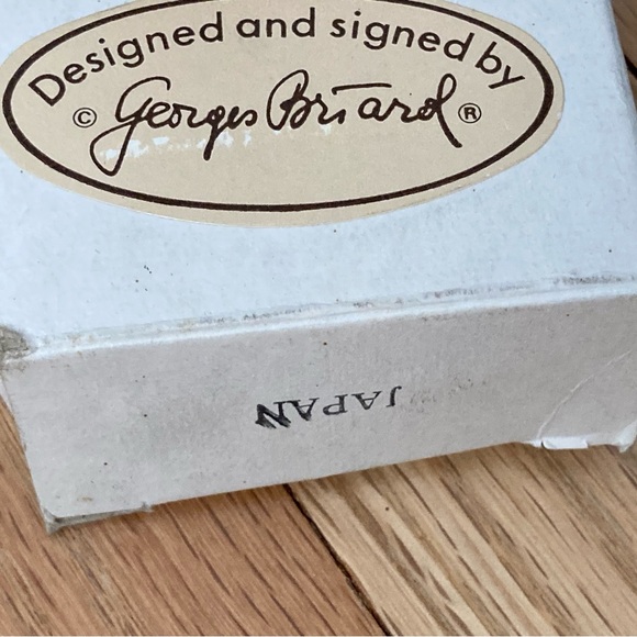 Vintage Georges Briard Pastry Pie Cake Server Victorian Garden - Picture 6 of 8